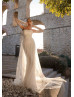 Strapless Beaded Ivory Lace Tulle Magnificent Wedding Dress Strapless Beaded Ivory Lace Tulle Magnificent Wedding Dress